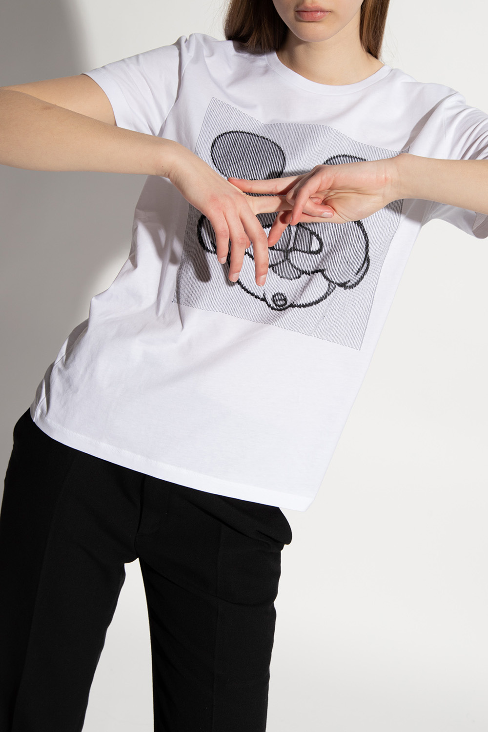 Iceberg T-shirt con stampa Teddy Bear Blu